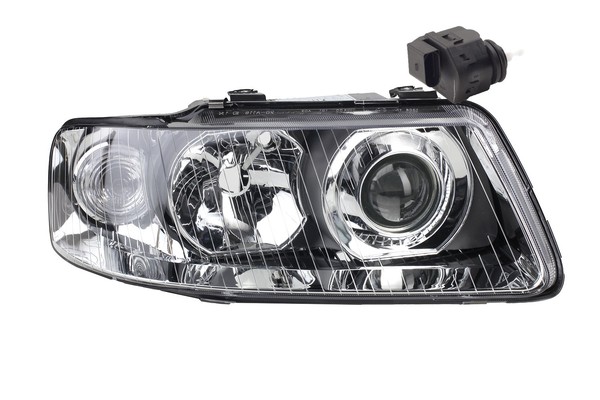 Scheinwerfer Passend FüR Audi A3 8L 09/00-05/03 H7 H1 Rechts M. Stellmotor-image