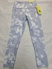 Girls' Performance Pocket Leggings All in Motion Light Blue Size XS