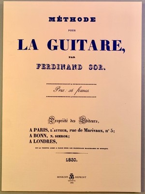 Ferdinand Sor - Methode Pour La Guitar