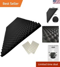 Professional-Grade Soundproof Foam Panel - 48"X24"X2" Design, Easy Install