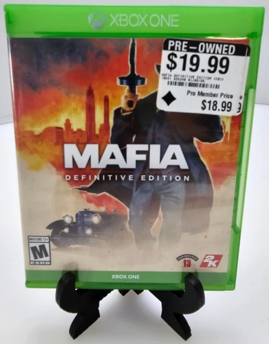 Microsoft Xbox One Mafia Definitive Edition Video Game CIB