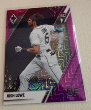 Josh Lowe 2022 Panini Chronicles Phoenix #8 RC Purple Mojo /99 Rays