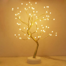 LED Lichterbaum Warmweiß 108 LED Deko Baum Innen USB Batterie