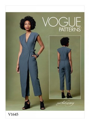 Vogue V1645 Sewing Pattern Misses'' Jumpsuit Size Y (X-Small - Medium) UNCUT