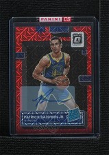 2022 Donruss Optic Rated Rookie Red Mojo Signatures Patrick Baldwin Jr Auto 09vk