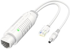 IEEE802.3af/at PoE Splitter 10/100Mbps 48V to 12V 1A Plug & Play Splitter RJ45