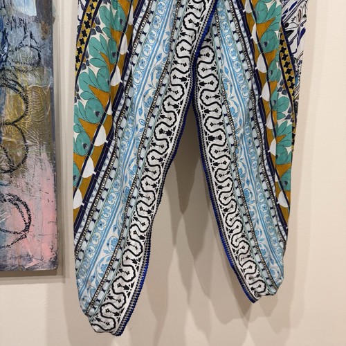 Pantalón Camilla Talla S Envolvente Frontal 100% Seda Bohemio Informal - Imagen 5 de 14