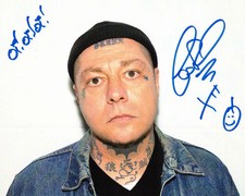 Lars Frederiksen Autographed The Old Firm Casuals 8x10 Photo (Inscribed)