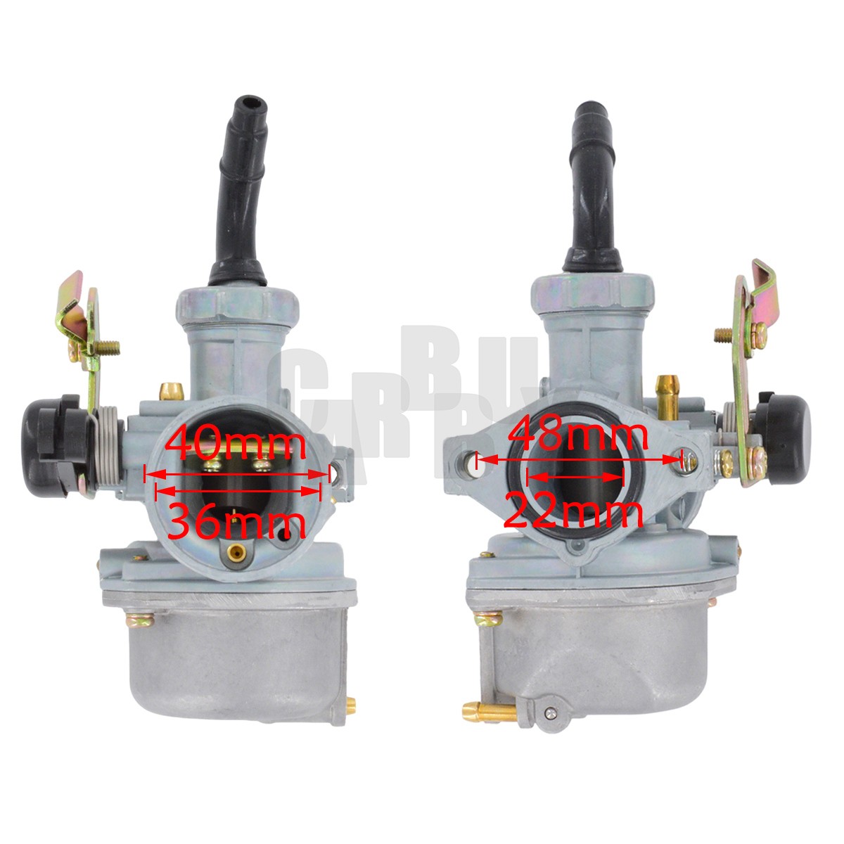 GoKart Carburetor with Metal Choke Lever PZ22 Carb for Massimo Mini Jeep-125