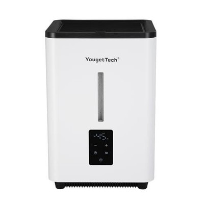 Yougettech Evaporative Humidifier 725 Sq Ft 1.55Gal 1000Ml/H Quiet White