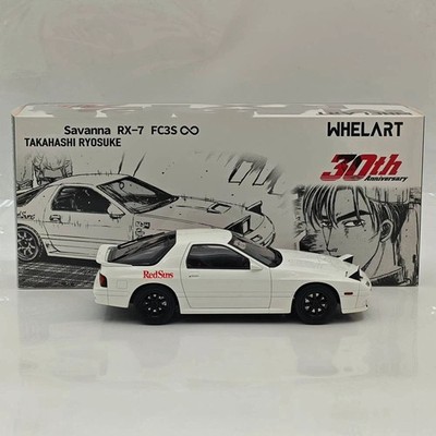 WHELART 1:18 RX-7 FC3S Initial D 30th Anniversary Alloy Model Car