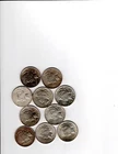 Ten Philadelphia Peace Dollars