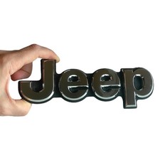 Jeep Rear Liftgate Emblem Silver Logo For Grand Cherokee 2014 - 2020 2021 2022