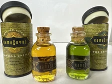 2 Flavors  Kama Sutra Oil Of Love  Kissable Foreplay Warming Body Oil 0.75 oz