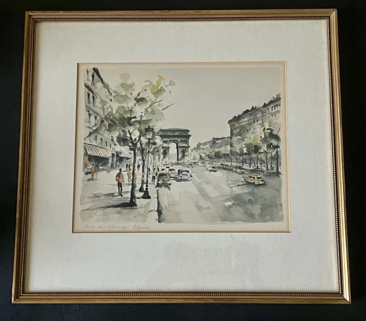 Paris Original Art Watercolor Painting Paintings for sale | eBay