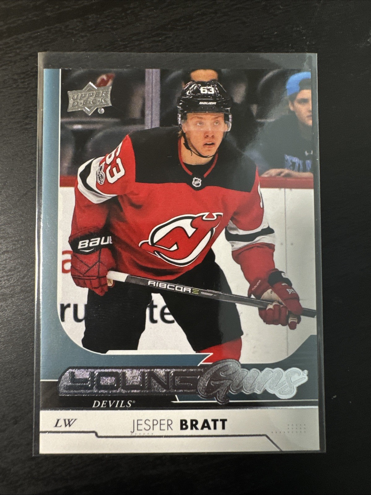 2017-2018 Upper Deck Series 2 Jesper Bratt #466 Young Guns New Jersey Devils RC