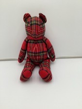 Royal Stewart Tartan Plaid Teddy Bear 18 