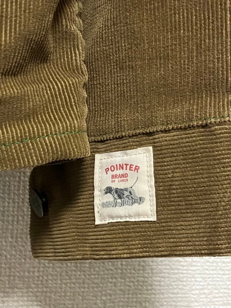 Size 38 POINTER Corduroy Jacket with Coverall Des… - image 4