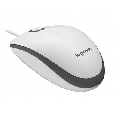 Logitech M100 Weiß Maus Wired