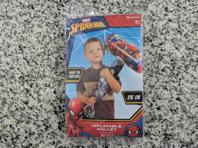 HEDSTROM MARVEL SPIDER-MAN  26'' INFLATABLE MALLET  NEW 2026 AGES THREE AND UP