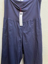 NWT XCVI Wearables "Core" Gray Foldover Waist Pant sz  L Wide Leg 32" inseam