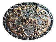 Mexican Oracion Charro Praying Cowboy Belt Buckle Hebilla Vaquera Made In Mexico