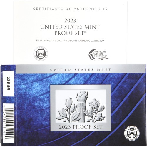 Empty Packaging Replacement Clad Proof Set Box & COA No Coins 2023