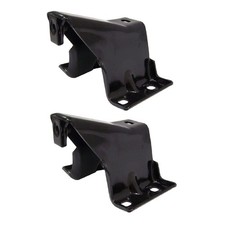 Pair Rear Bumper Brackets Black Metal For Jeep Cherokee Xj 1984-1996 Pair Rear Bumper Brackets Black Metal For Jeep Cherokee Xj 1984-1996