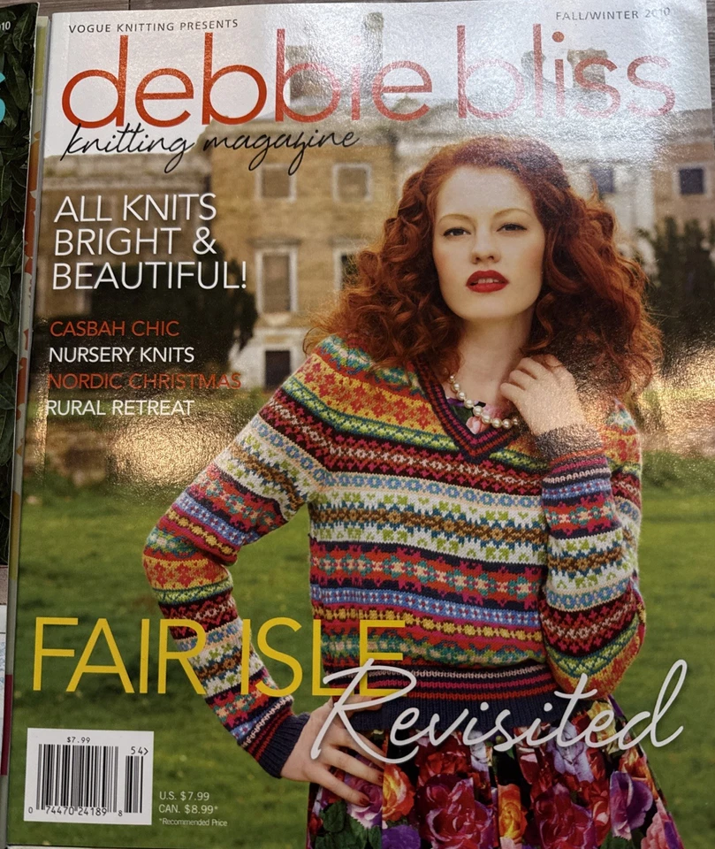 Debbie Bliss Knitting Magazine 2010 Issue4&5 2011 Issue7&2014 Issue12 Lot of 4 - Image 3 of 4