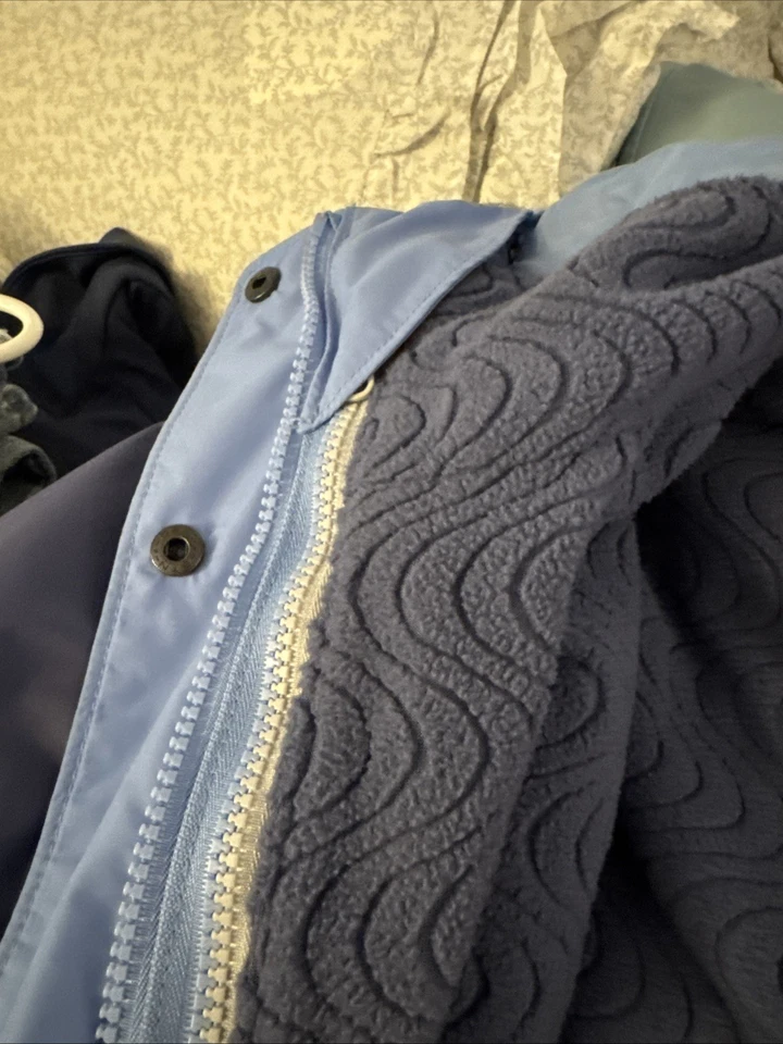 Columbia Chaqueta Mujer XL Interchange Capucha Impermeable Invierno Abrigo 3 en 1 Foto 4 de 4