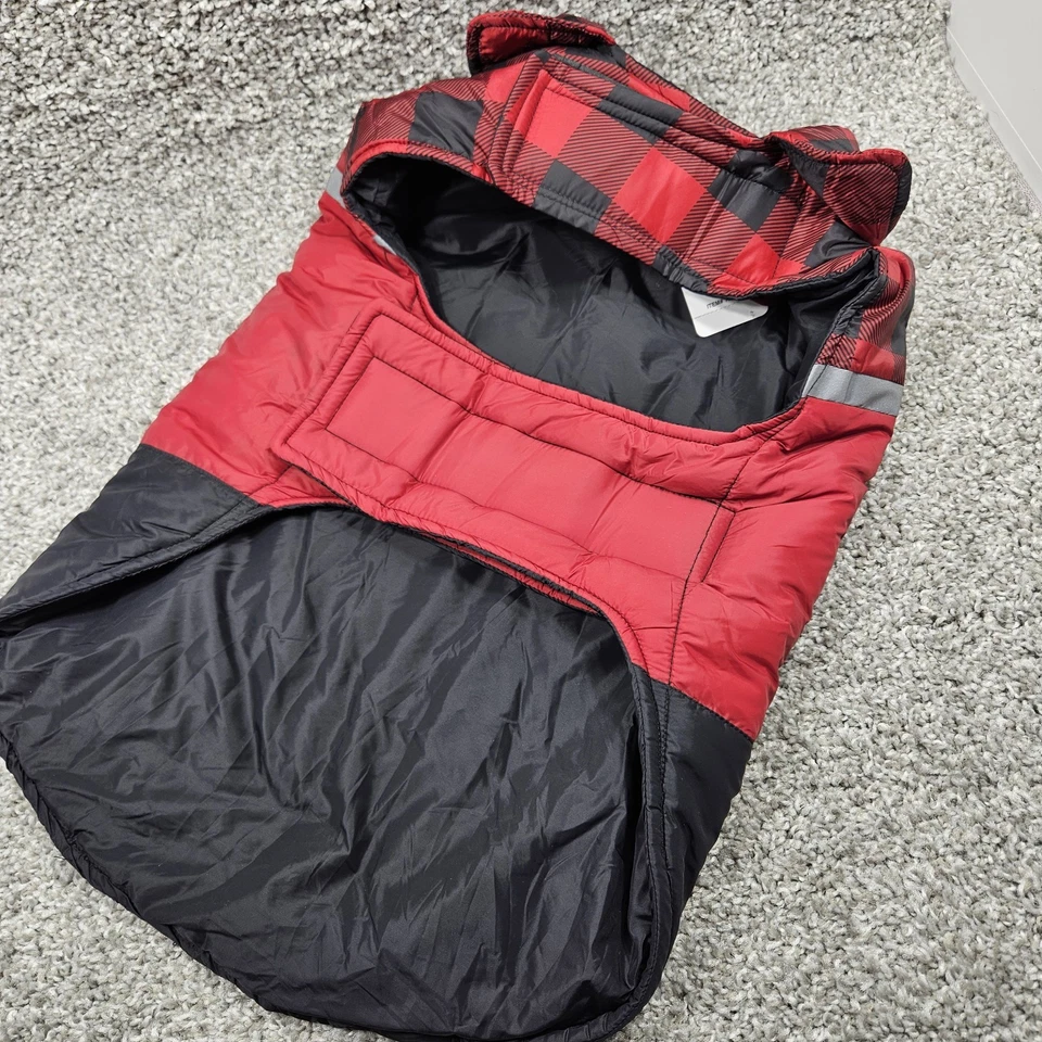32 Degrees Dog Jacket  Size L  Red   Water Resistant Reflective  26-33" Chest - Image 2 of 4