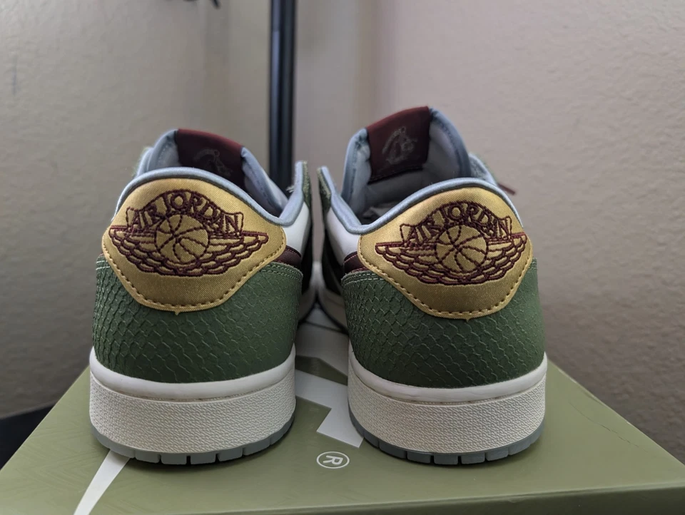 Talla 10 - Air Jordan 1 Retro OG Bajo Año del Dragón (FN3727-100) Foto 4 de 4