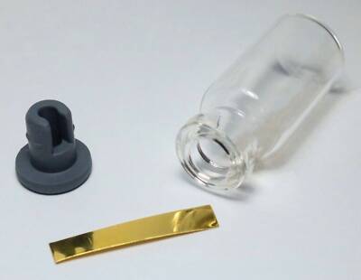 Gold metal strip / electrode 99.99% pure element 79 au chemistry sample