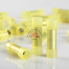 12-10AWG Insulated Electrical Butt Wire Crimp Connector Terminal 100