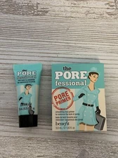 Benefit Cosmetics The POREfessional Face Primer 0.25 oz + 0.1 oz New