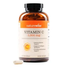 NatureWise Vitamin C 1000mg Capsules - Extra Strength Dietary Supplement for ...