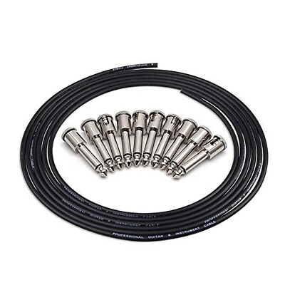 GET Music DIY Guitar Pedal Patch Cable Solder-free Pedal Board Copper Cable K...