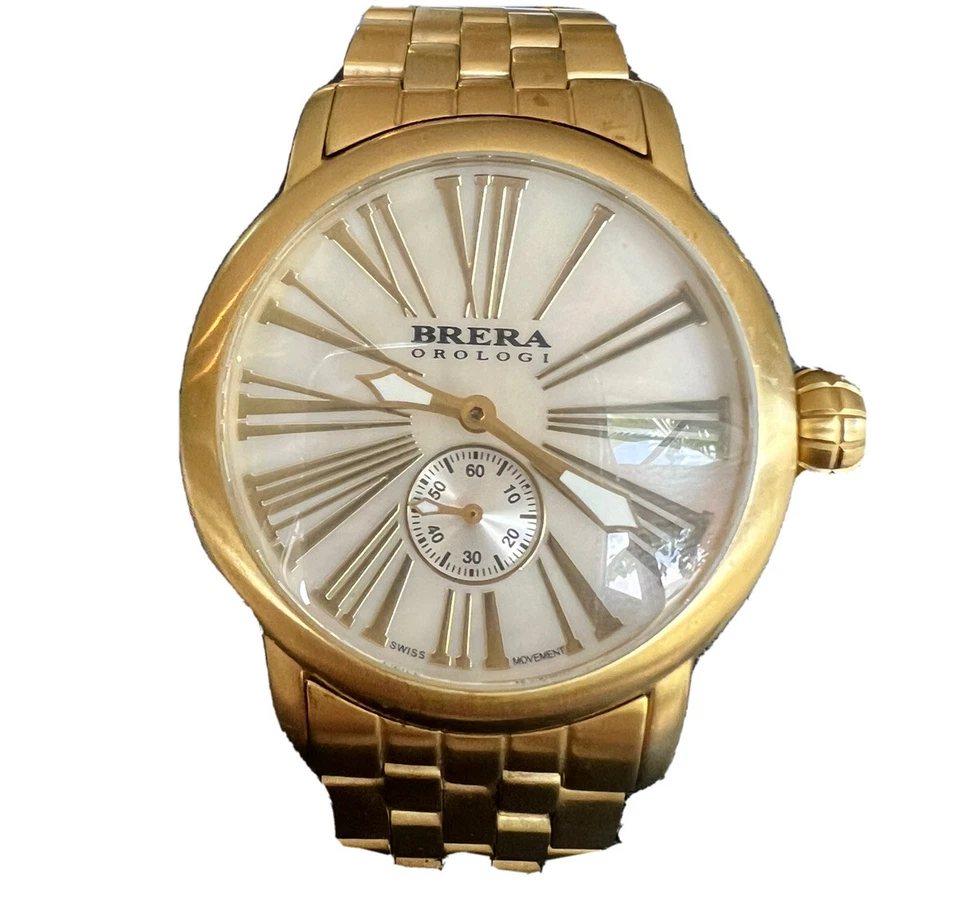 Brera Orologi Watch Valentina Gold with Mother of Pearl And Roman Numeral - Image 4 of 4