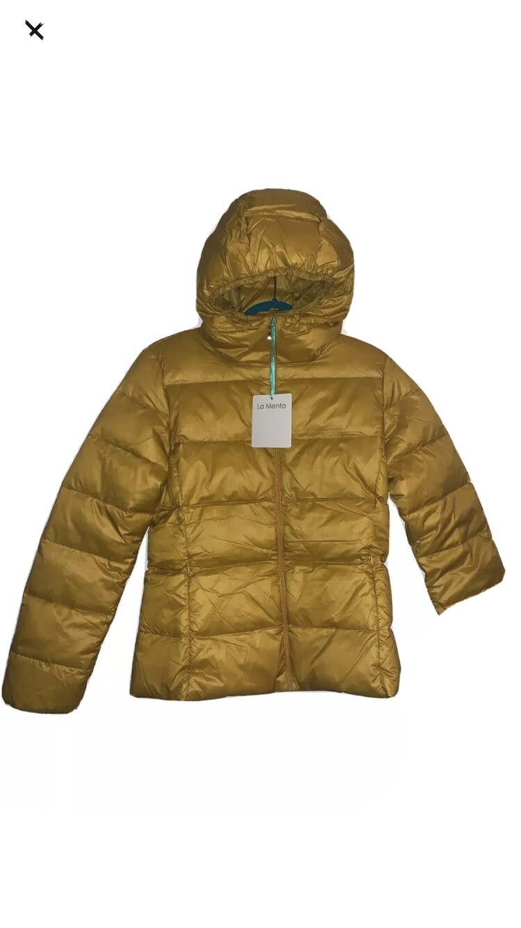 Down feather mustard jacket Hunter 