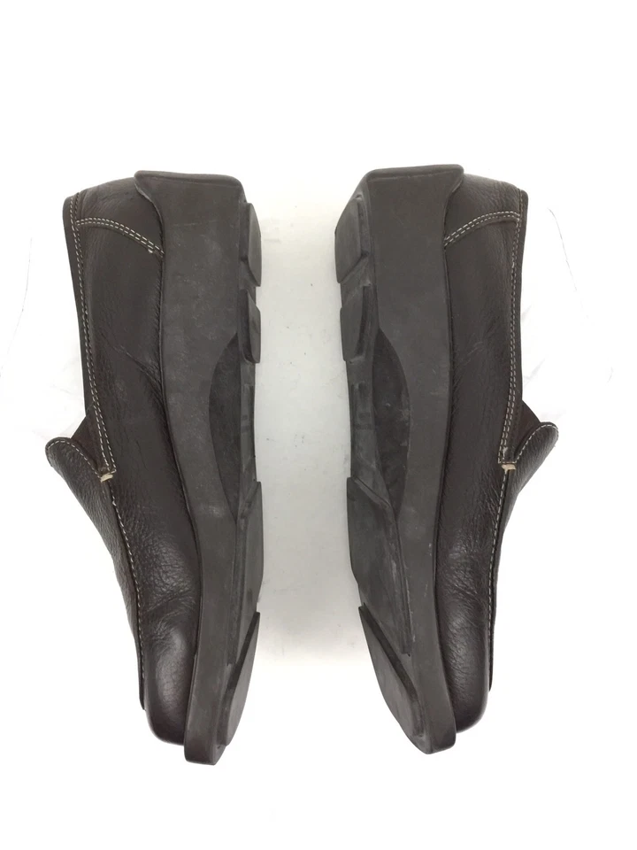 Donald J Pliner Women's Sport Loafers Slip Ons Flats Shoes Brown Leather Size 8M - Image 4 of 4