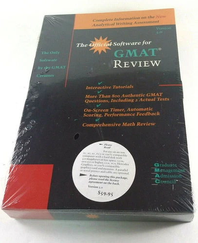 The Official Software for GMAT Review Version 5.0 BRAND NEW Analytical Writing! 