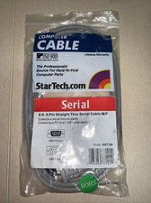 Serial Cable 9-PIN - Straight Thru extension - M/F 6ft - NEW