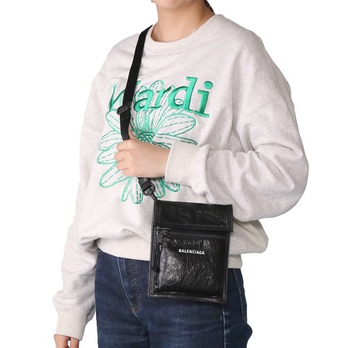 Borsa a tracolla BALENCIAGA unisex EXPLORER piccola pelle vintage 655982 1VG7X 1090 - Foto 2 di 7