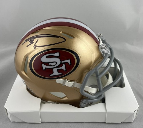 DONTE WHITNER SIGNED SAN FRANCISCO 49ERS SPEED MINI HELMET BAS WITNESS COA