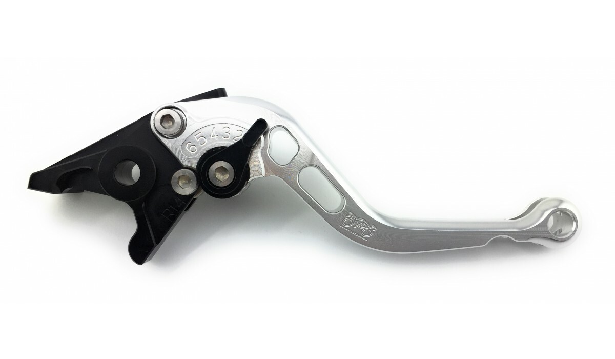 Leviers de commande CNC argent Moto Guzzi MGX-21 pour road trip
