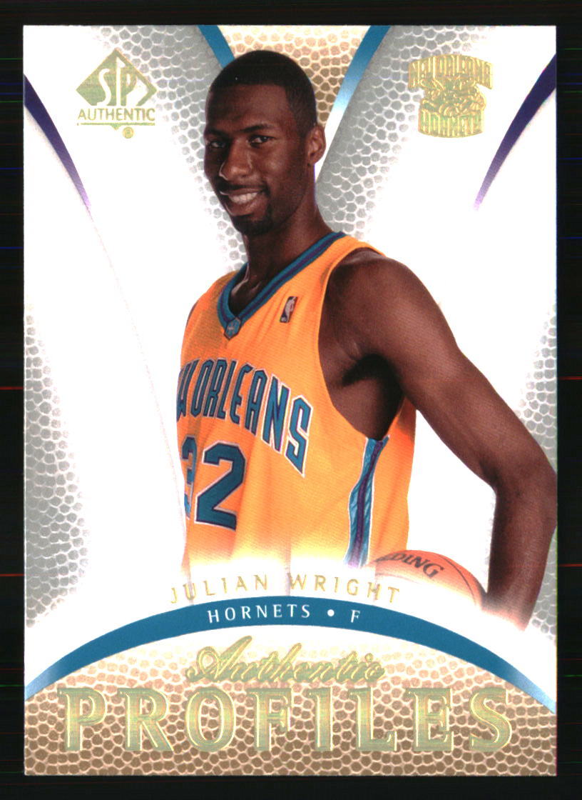 Julian Wright 2007-08 SP Authentic #AP-12 BASKETBALL Card