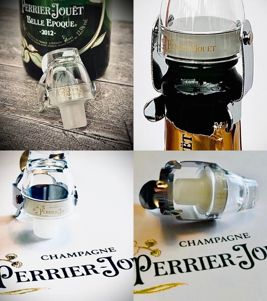 ПРОБКА ДЛЯ БУТЫЛКИ ШАМПАНСКОГО PERRIER JOUET/BOUCHON/FIZZ SAVER СДЕЛАНО В ИТАЛИИ **НОВАЯ! - Изображение 3 из 4