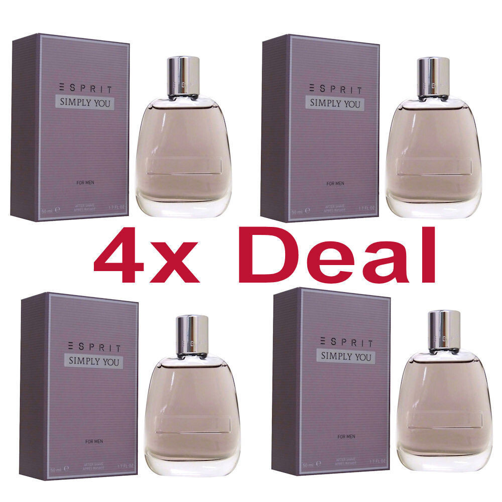 Coty Aftershave for Mens Cologne Esprit Simply For You Bergamot 4pcs Deal