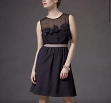 BHLDN Pleated Origami Dress Size 4