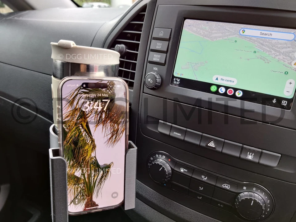 Phone Cup Holder for Mercedes Vito W447 - Image 4 of 4